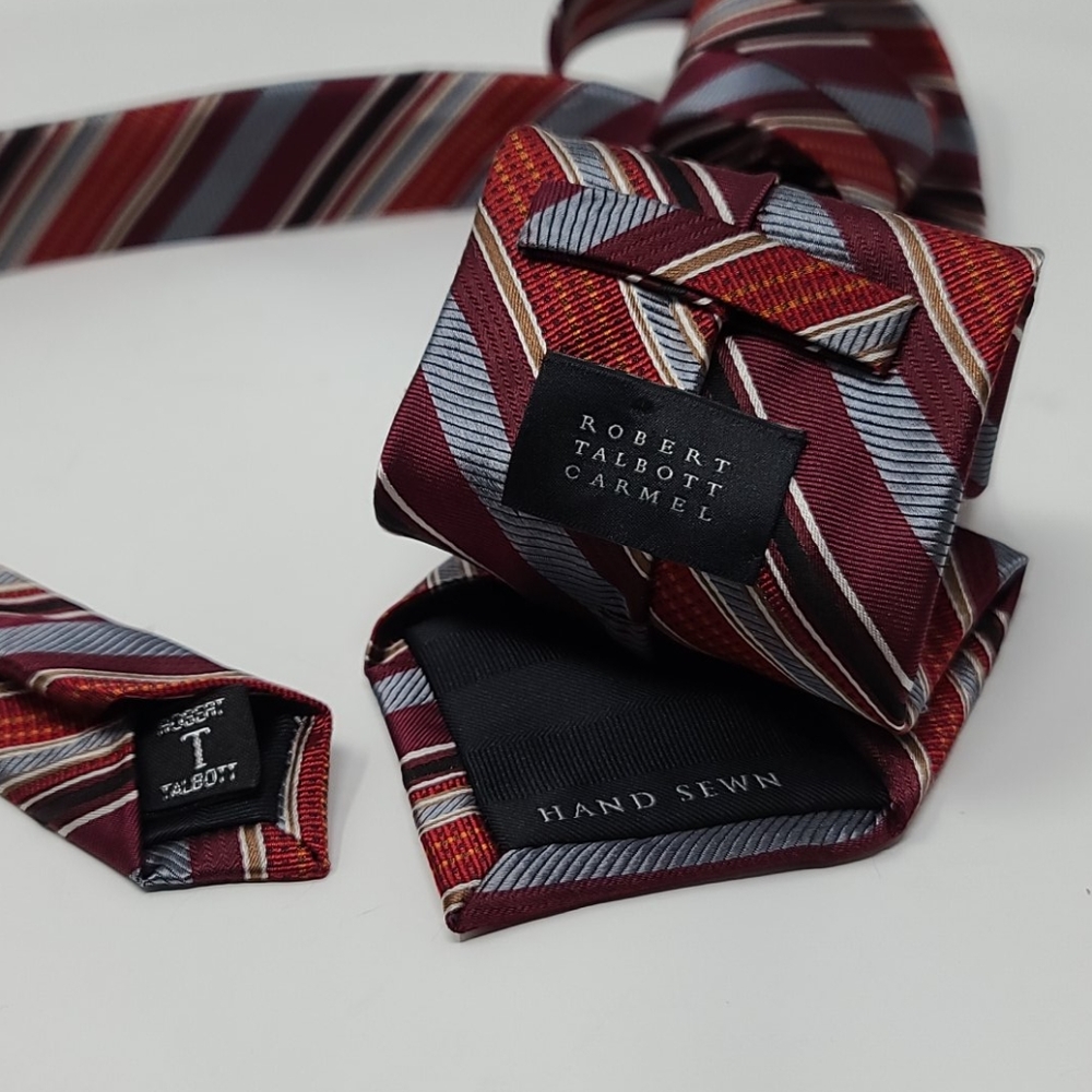 Robert Talbott Carmel Multicolor Striped Tie 58" - image 1